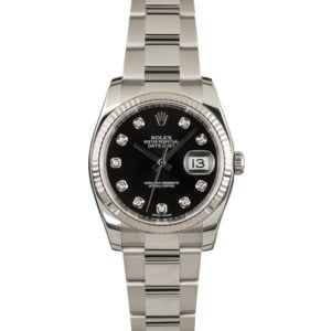 Used Rolex Datejust 116234 Diamonds