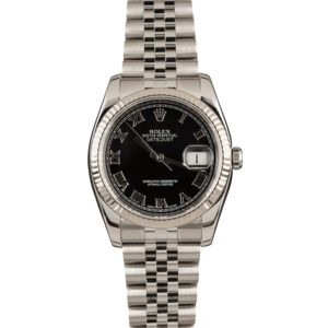 Pre-Owned Rolex DateJust 116234 Roman Dial Watch