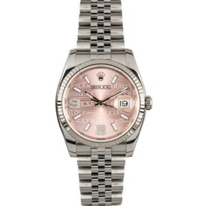 Rolex Datejust 116234 Pink Dial