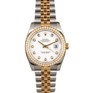 Rolex Datejust 116243 White Diamond Dial