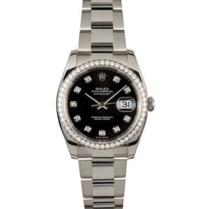 Rolex Datejust 116244 Black Diamond Dial