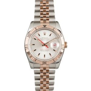 Pre Owned Rolex Datejust 116261 Two Tone Everose Thunderbird