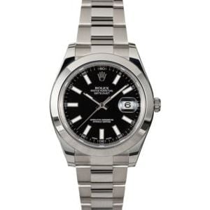 Rolex Datejust 116300 Black Luminescent Dial