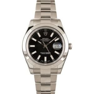 Pre-Owned Rolex Datejust 116300 Stainless Steel