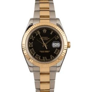 Pre Owned Rolex DateJust II Ref 116333 Roman Markers