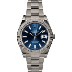 Rolex Datejust II 116334 Blue Luminescent Dial