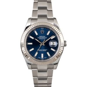 Men's Rolex Datejust II Ref 116334 Blue Dial