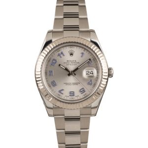 Pre-Owned Rolex Datejust 116334 Lilac Arabic Markers T