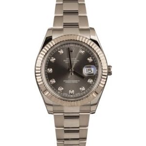 Pre-Owned Rolex Datejust 116334 Diamond Dial