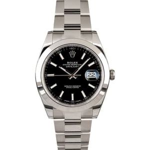 PreOwned Rolex Datejust 126300 Steel Oyster