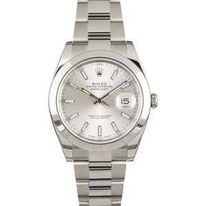 Rolex Datejust 126300 Steel Oyster Band