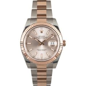 Unworn Rolex Datejust 126331 Two Tone Everose Oyster