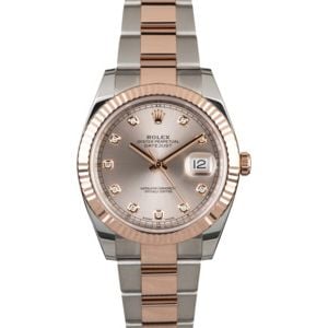 Rolex Datejust 126331 Silver Diamond Dial