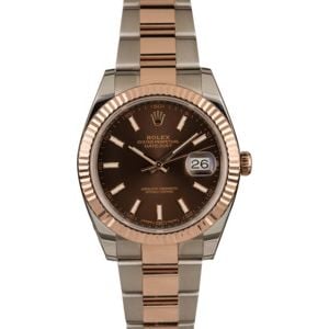 Used Rolex Datejust 126331 Two Tone Everose Oyster