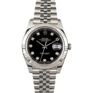 Rolex Datejust II Ref 126334 Black Diamond Dial