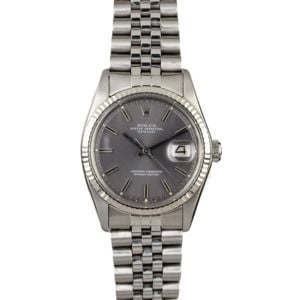 Rolex Datejust 1601 Black Dial TT