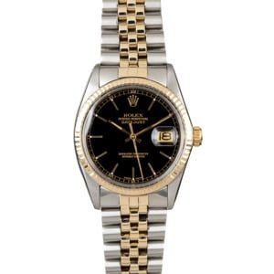 Used Rolex Datejust 16013 Black Dial