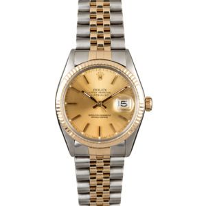 PreOwned Rolex Datejust 16013 Two Tone Jubilee