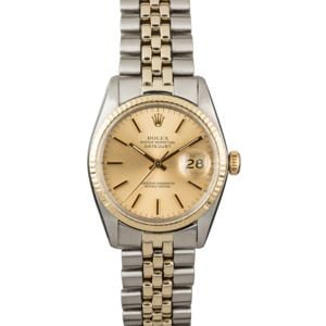 Vintage Rolex Datejust 16013 American Oval Link