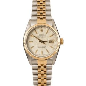 Rolex Datejust Two-Tone 16013 100% Authentic