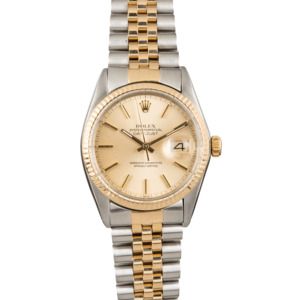 Pre Owned Two-Tone Jubilee Rolex Datejust 16013