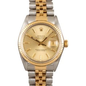 Rolex Two-Tone Datejust Reference 16013