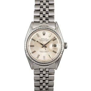 Used Rolex Datejust 1603 Engine Turned Bezel T