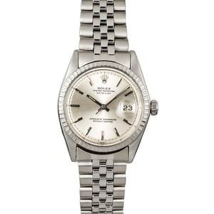 Pre-Owned Rolex Datejust 1603 Silver Dial87272