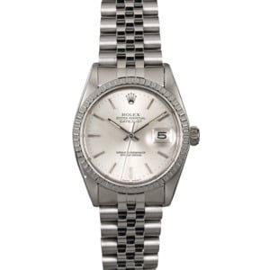 Rolex Datejust 16030 Silver Dial Men's Watch