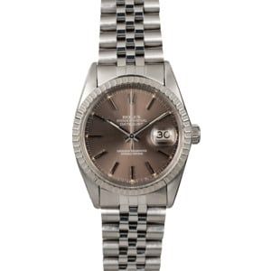 Rolex Datejust 16030 Slate Index Dial TT