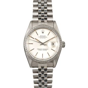 Rolex Datejust 16030 Silver Dial Steel Jubilee