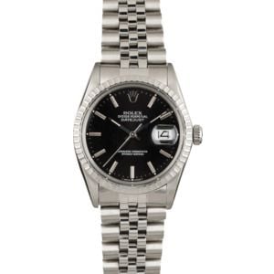 Pre Owned Rolex Men's Steel Datejust 16030