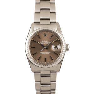 Pre-Owned 36MM Rolex Datejust 16030 Slate