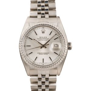 Pre-Owned Rolex Datejust 16030 Silver Dial Watch