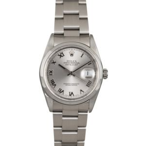 Rolex Datejust 16200 Rhodium Dial