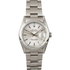 Rolex Datejust 16200 Silver Dial Steel Oyster