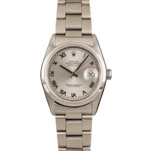 Pre-Owned Rolex Datejust 16200 Silver Dial