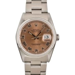 Rolex Datejust Stainless Watch 16200