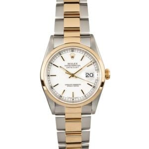 Rolex Datejust 16203 White Index Dial