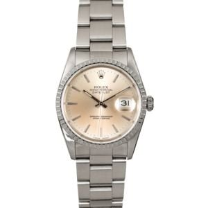 Men's Rolex Datejust 16220 Silver