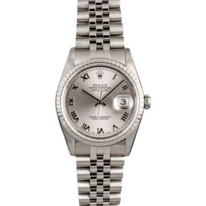 Rolex Datejust 16220 Steel Jubilee Band