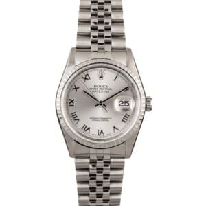 Rolex Datejust 16220 Stainless Steel Band