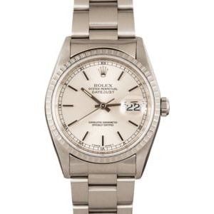 Men's Rolex Datejust Stainless Steel Watch 16200