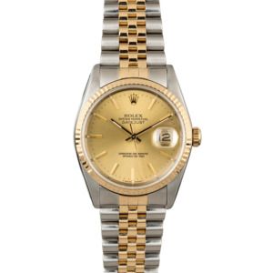 Men's Used Rolex Datejust 16233 Two Tone