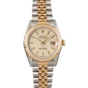 Pre Owned Rolex Datejust 16233 Ivory Jubilee