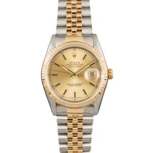 Used Champagne Index Dail Rolex Datejust 16233