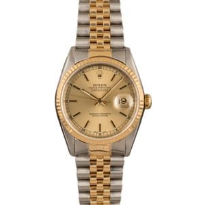 Pre-Owned Rolex Datejust 16233 Fluted Bezel Watch