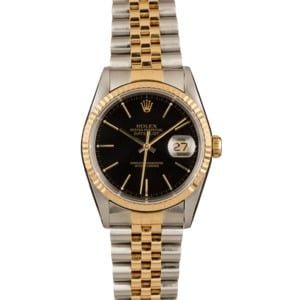 PreOwned Rolex Datejust 16233 Two Tone Watch