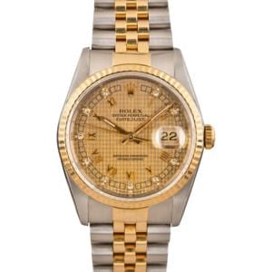 Pre Owned Rolex Datejust 16233 Diamond Dial