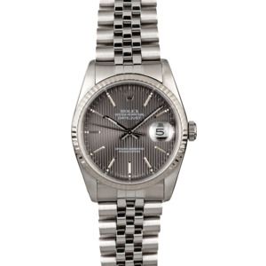 Rolex Datejust 16234 Slate Tapestry Dial